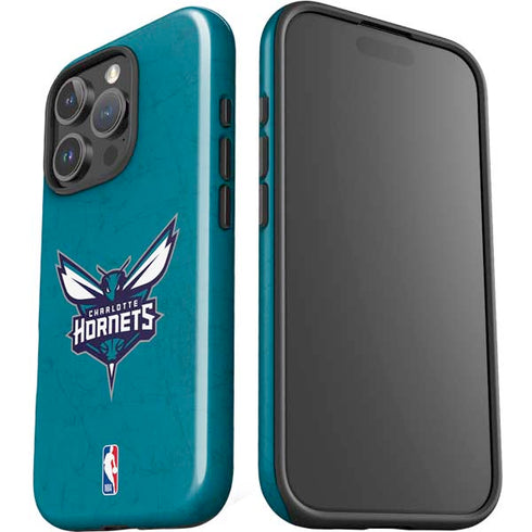 NBA Charlotte Hornets Distressed iPhone 16 Pro Max Impact Case